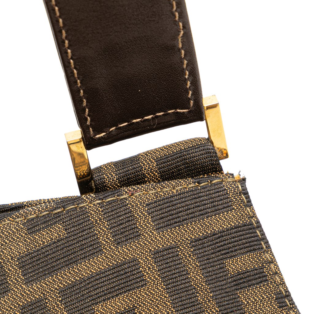 Fendi Zucca Canvas Shoulder Bag - Image 12