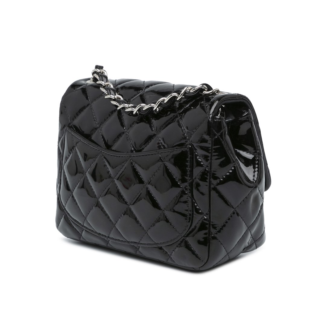 Chanel Mini Square Classic Patent Single Flap - 2