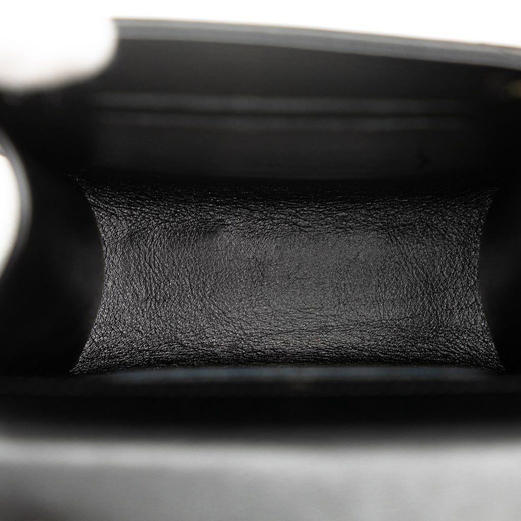 Chanel Calfskin CC Chevron Medal Envelope Vertical Clutch With Chain - 4