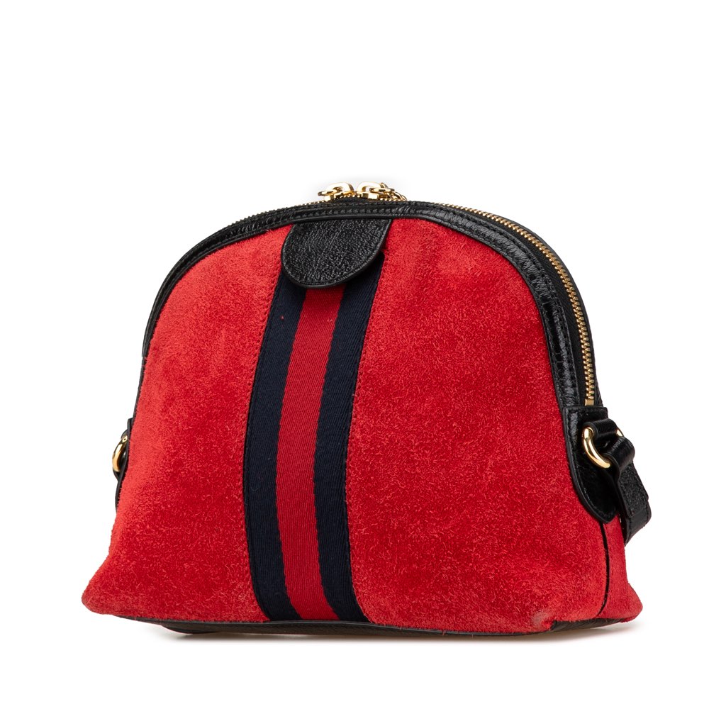 Gucci Small Ophidia Suede Dome Crossbody - 2
