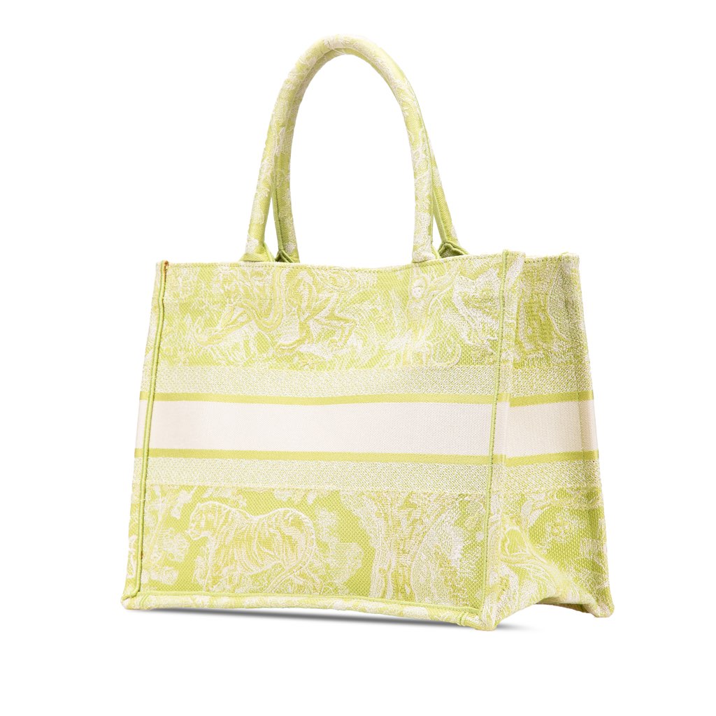 Dior Medium Canvas Embroidered Dioriviera Toile De Jouy Book Tote - 2