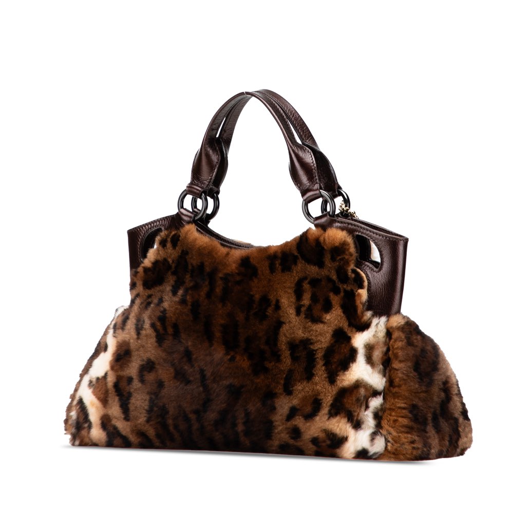 Cartier Leopard Print Fur Marcello De Cartier Tote - 2