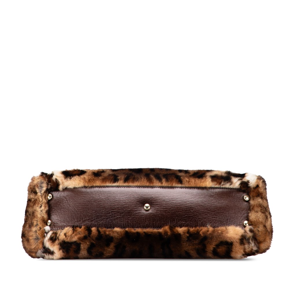 Cartier Leopard Print Fur Marcello De Cartier Tote - 3