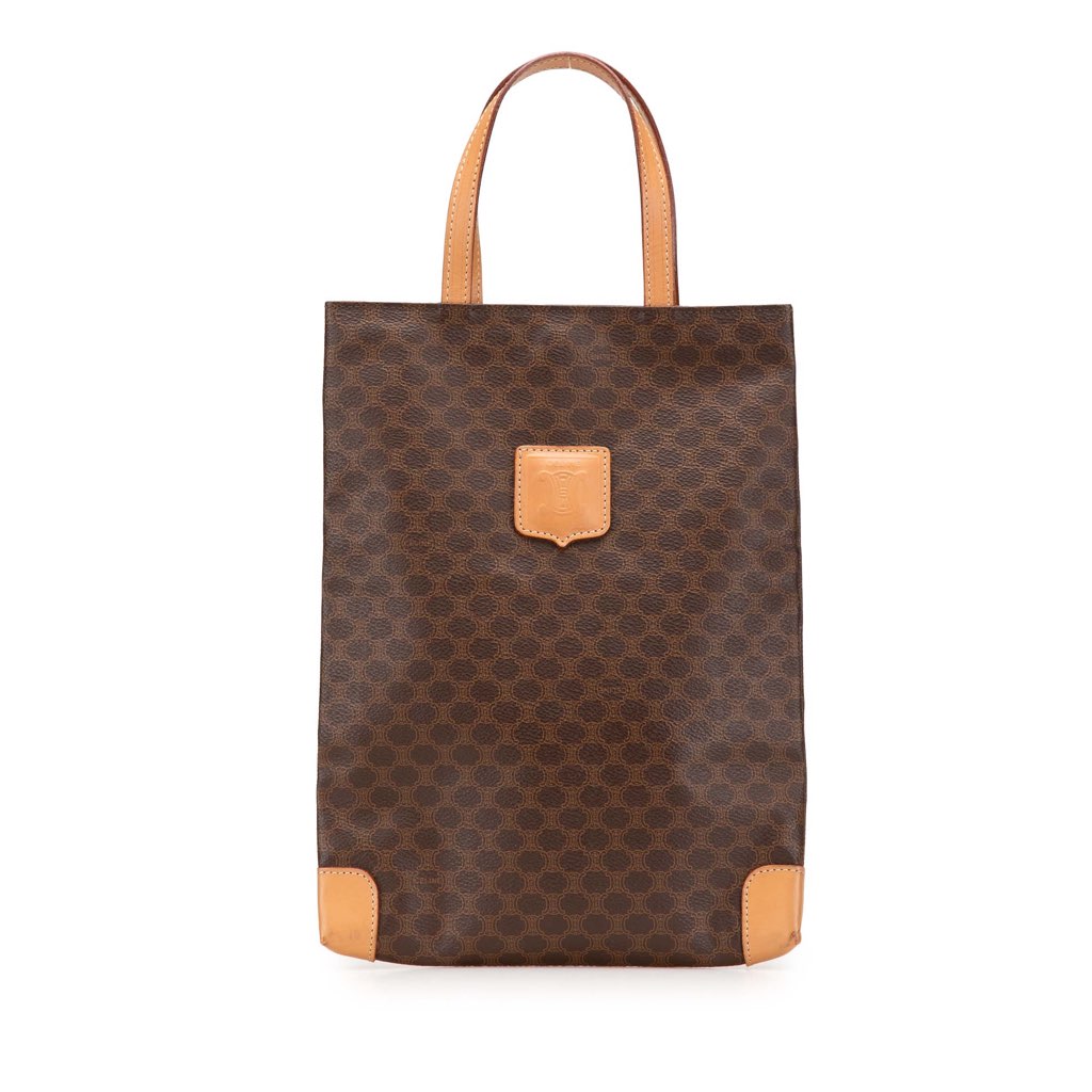 Celine Macadam Coated Canvas Tote