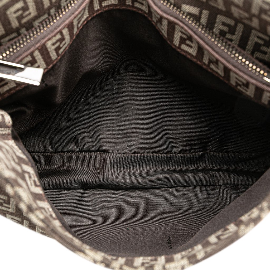 Fendi Zucchino Canvas Shoulder Bag - 5