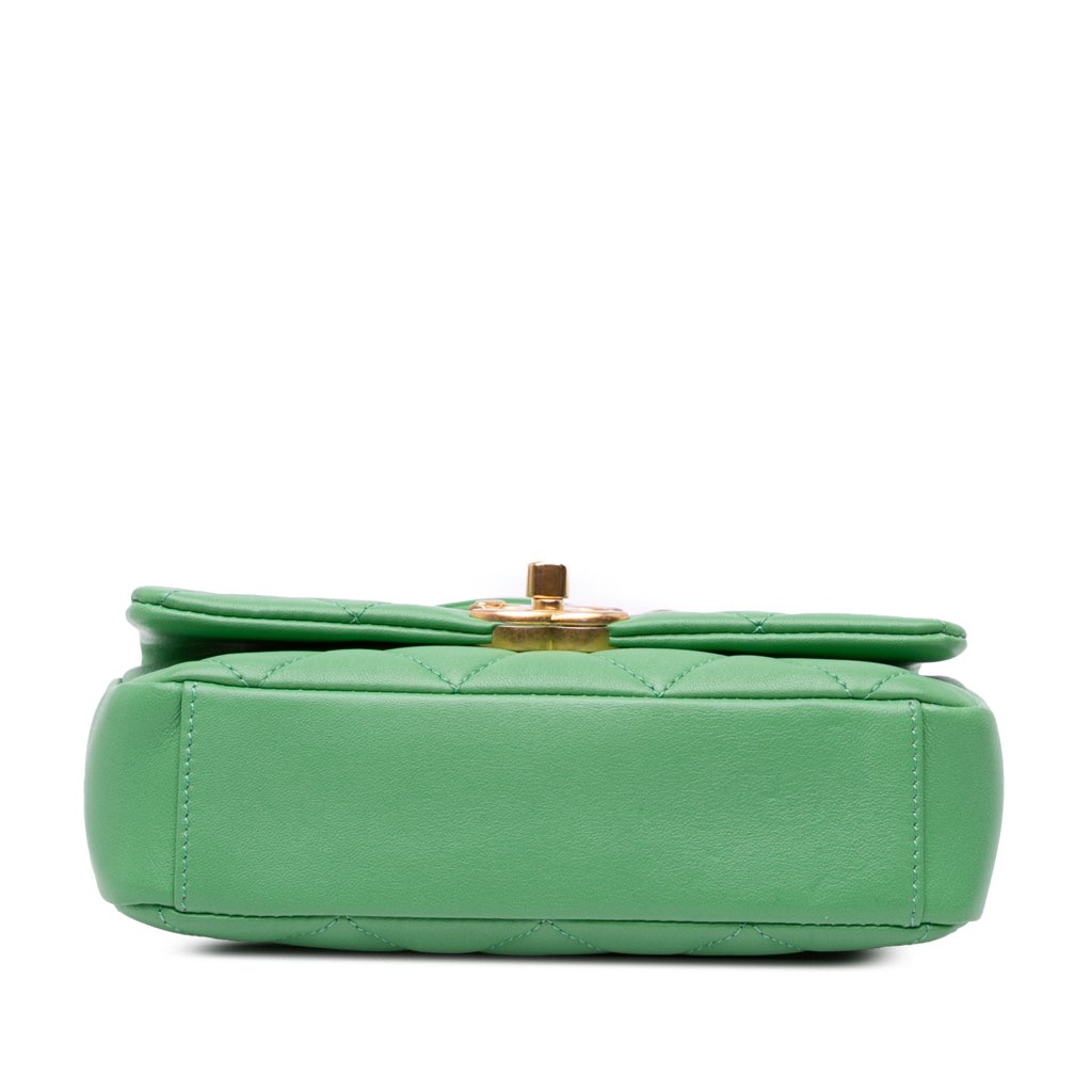 Chanel Small Quilted Lambskin Chain Is More Flap - 3