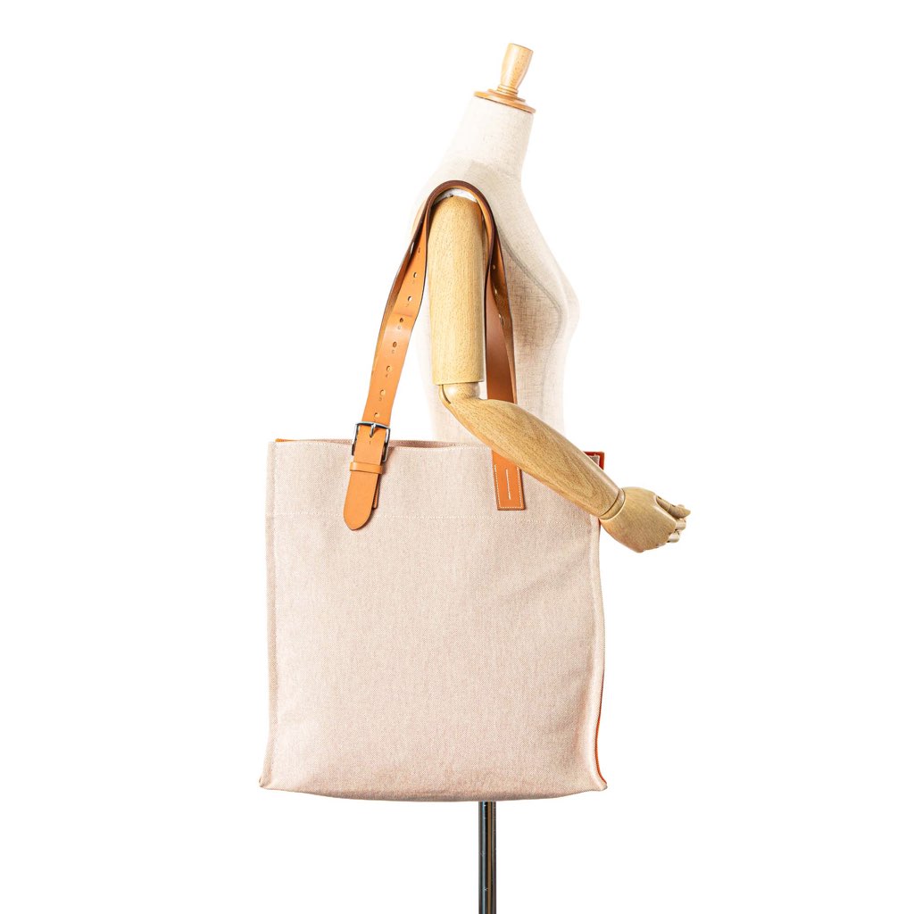 Hermès Canvas Etriviere Shopping Tote - Image 13