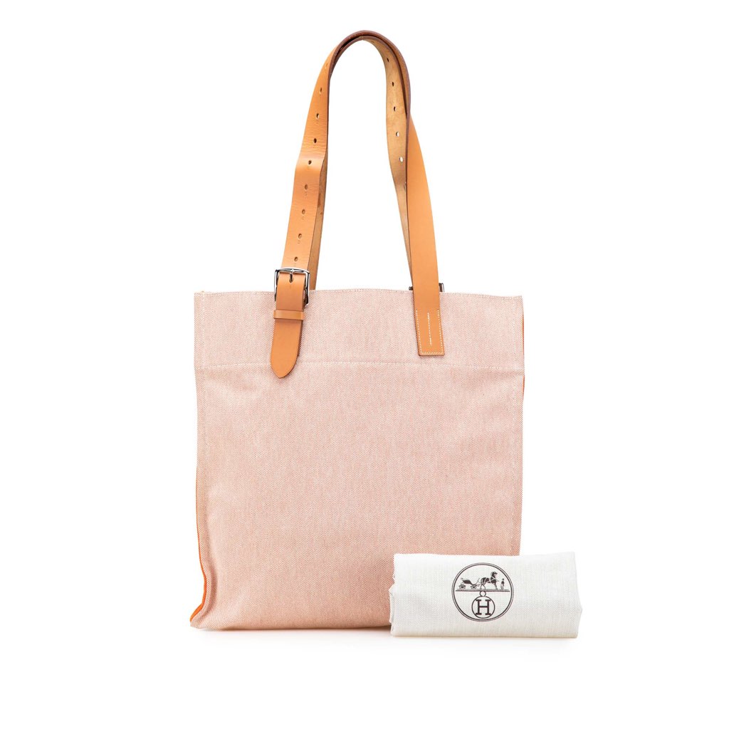 Hermès Canvas Etriviere Shopping Tote - Image 14