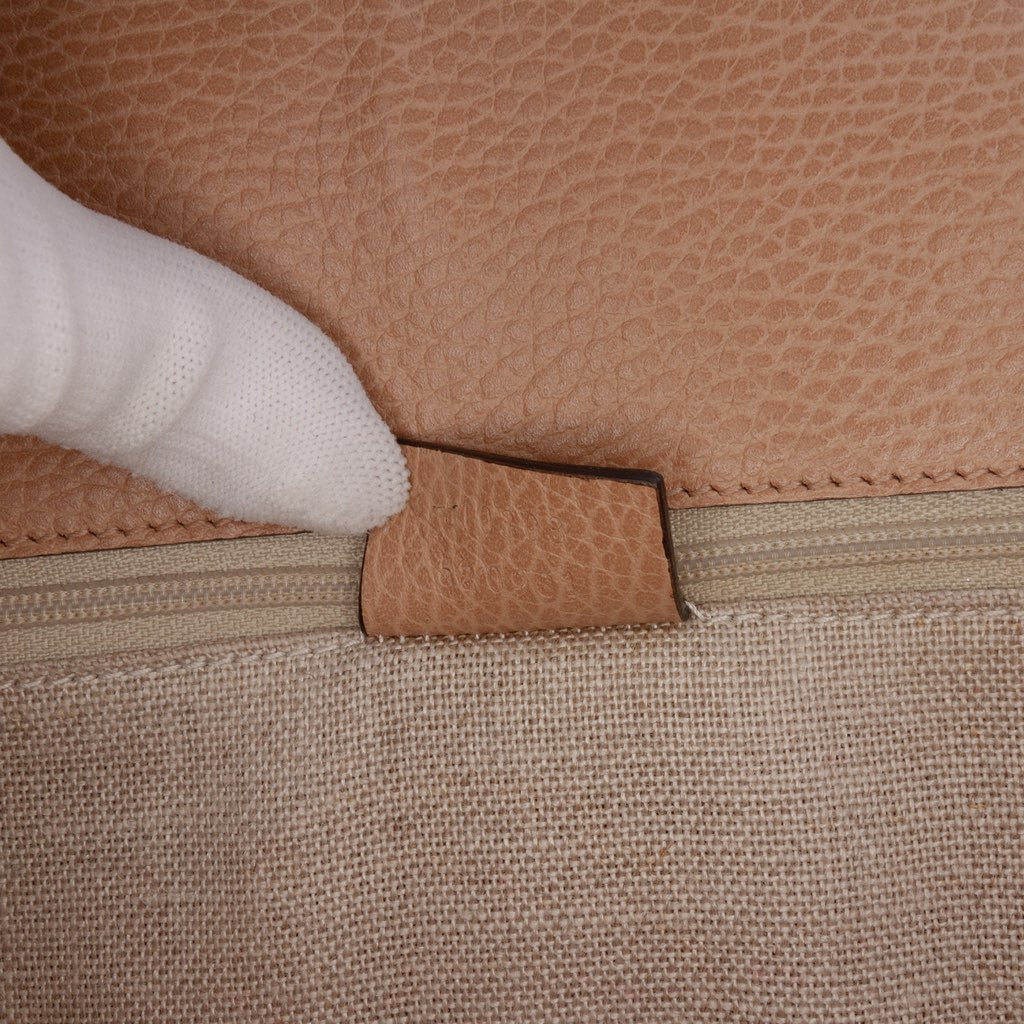 Gucci Medium Dollar Calfskin Interlocking G Crossbody - 5