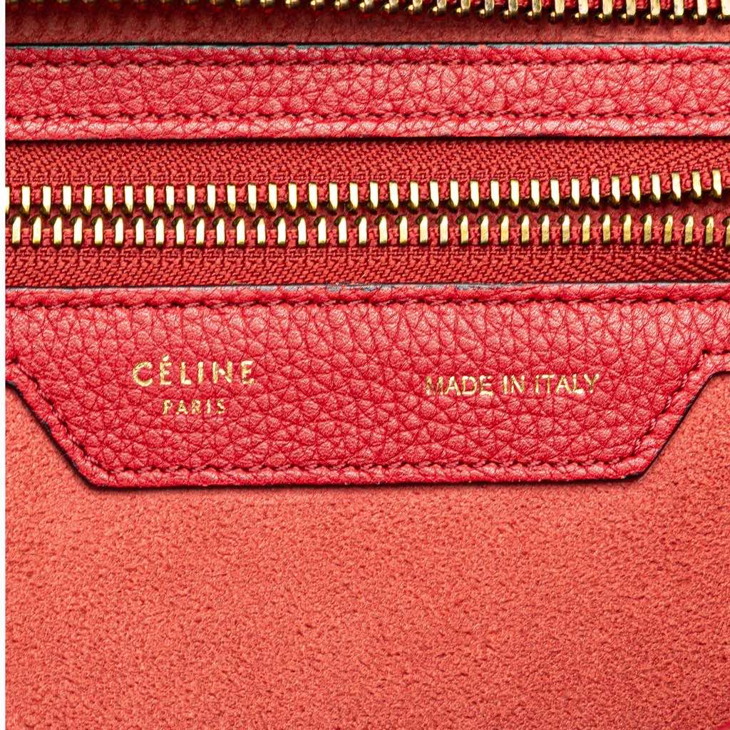 Celine Micro Calfskin Luggage Tote - 5