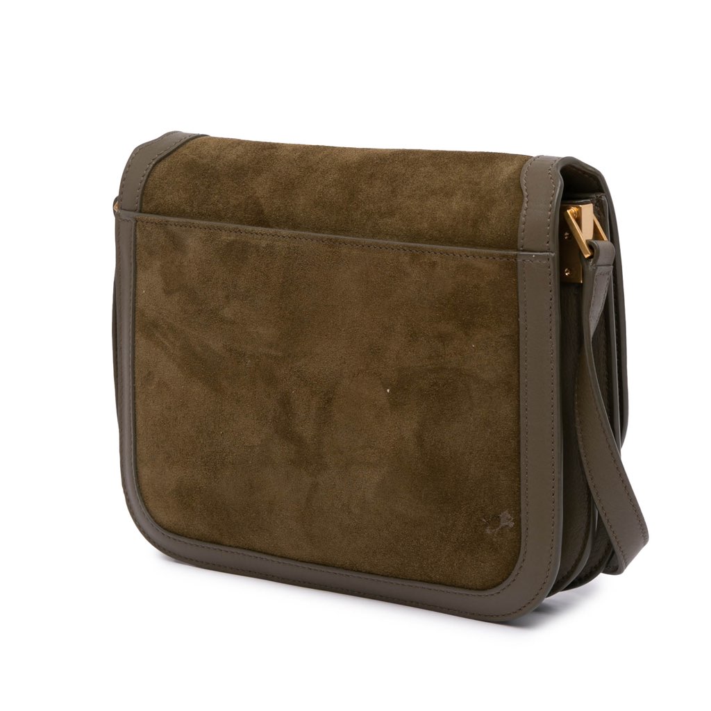 Saint Laurent Medium Suede Solferino Crossbody - 2