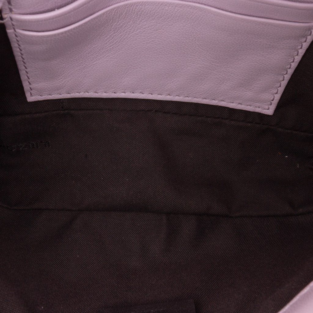 Fendi Mini Zucca Embossed Leather Baguette Satchel - 4