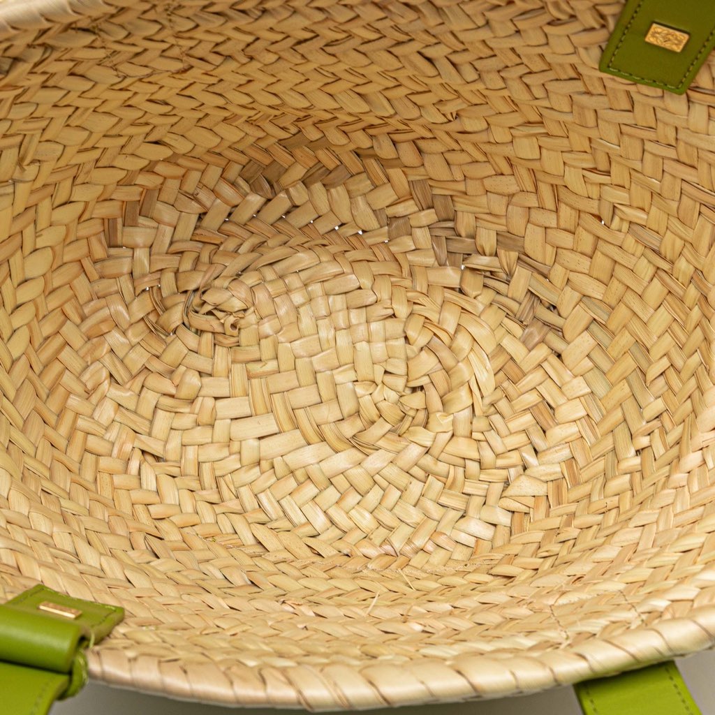 Loewe Small Raffia Basket Tote - 4