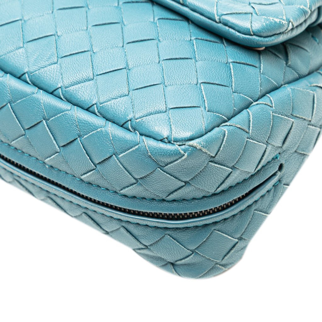 Bottega Veneta Mini Nappa Intrecciato Expandable Chain Crossbody - Image 10