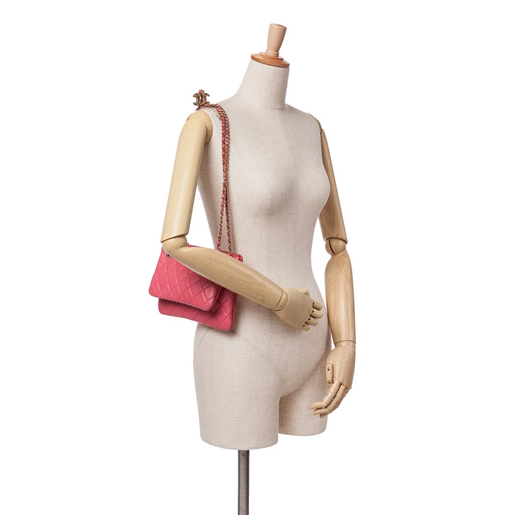 Chanel Quilted Lambskin Double Case with Chain - Image 15