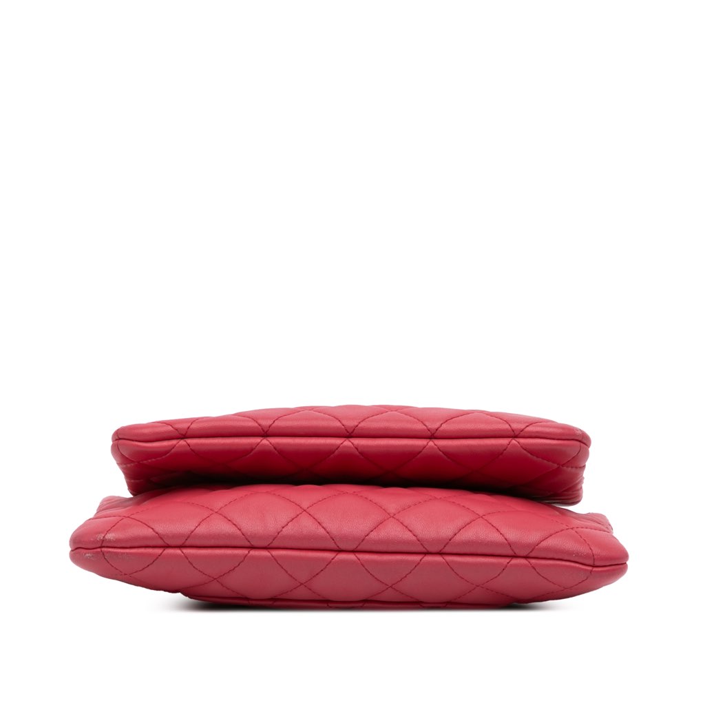 Chanel Quilted Lambskin Double Case with Chain - Image 6