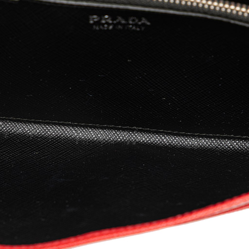 Prada Saffiano Grommet Wallet On Chain - 4
