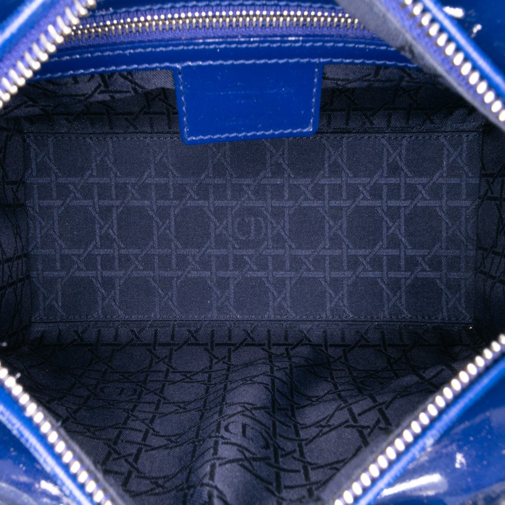 Dior Medium Patent Cannage Lady Dior - 4