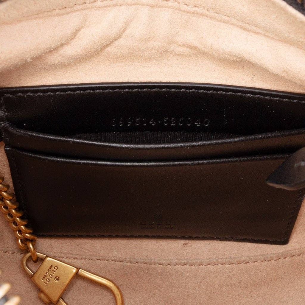 Gucci Mini GG Marmont Half Moon Bag - Side view