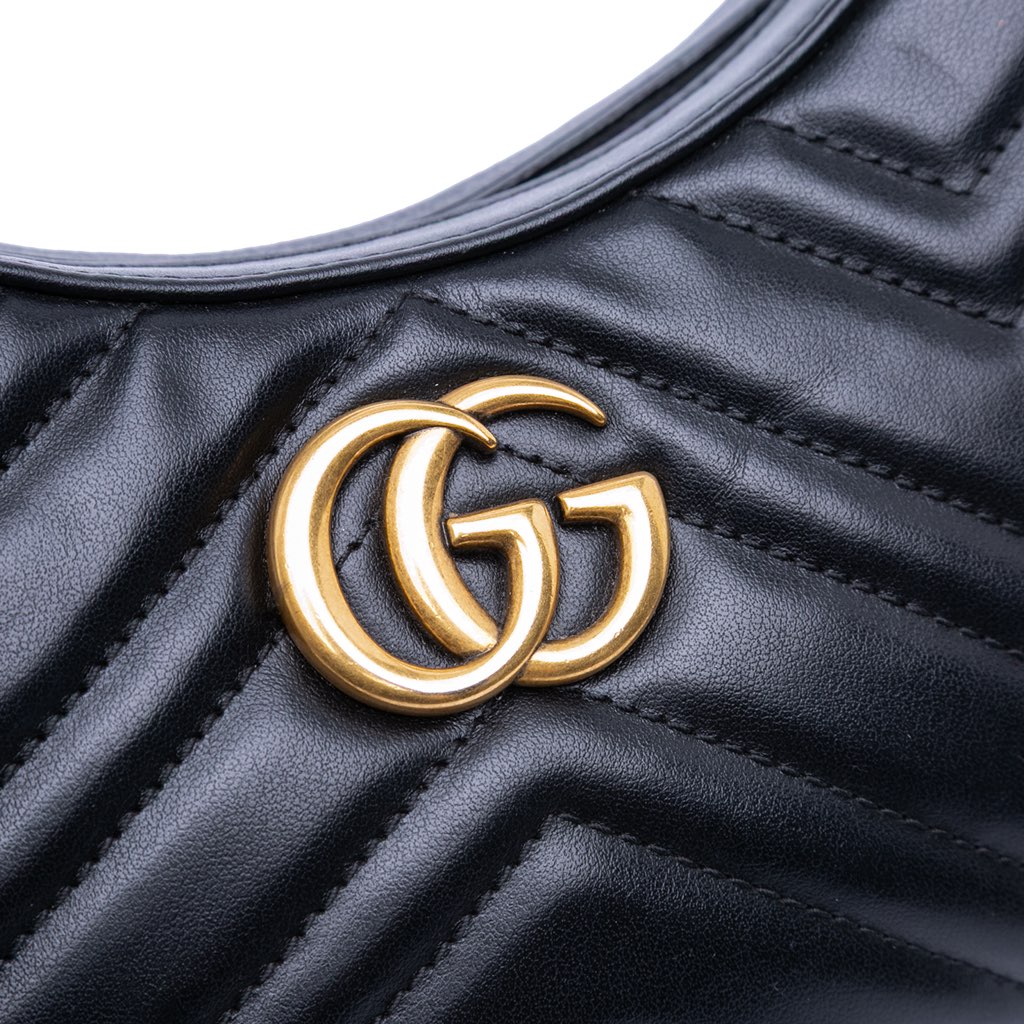 Gucci Mini GG Marmont Half Moon Bag - Detail 2