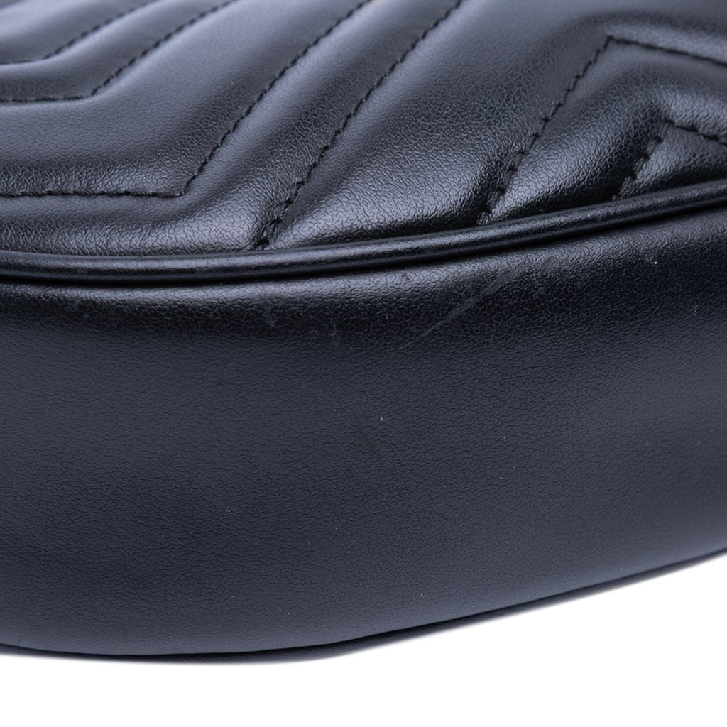 Gucci Mini GG Marmont Half Moon Bag - Image 10