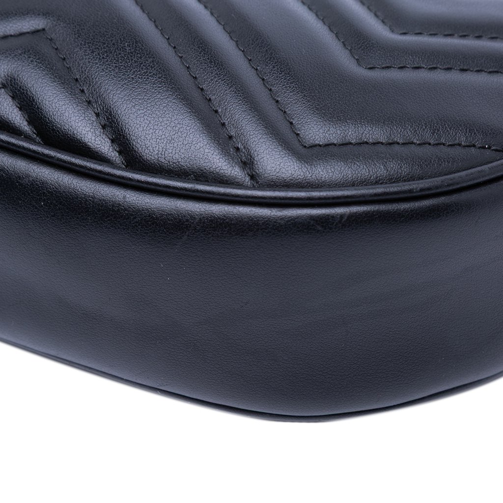Gucci Mini GG Marmont Half Moon Bag - Image 11