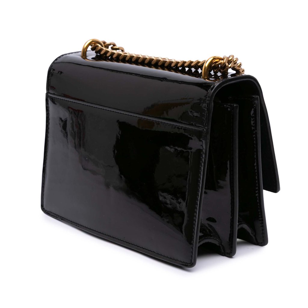 Saint Laurent Small Patent Monogram Sunset Crossbody - 2