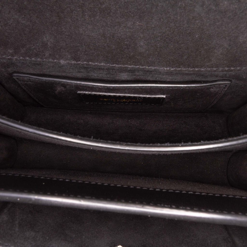 Saint Laurent Small Patent Monogram Sunset Crossbody - 4