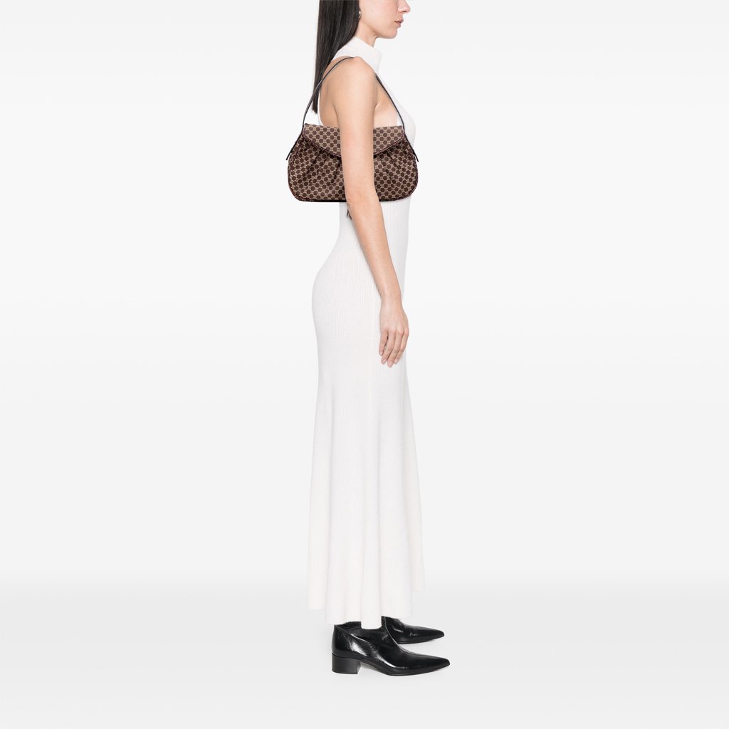 Celine Macadam Canvas Shoulder Bag - Image 13