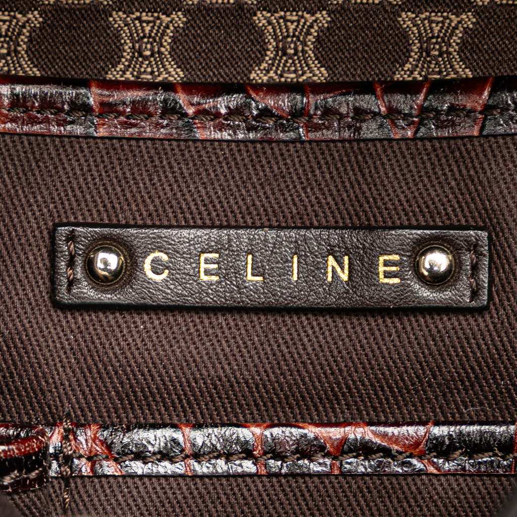 Celine Macadam Canvas Shoulder Bag - Side view