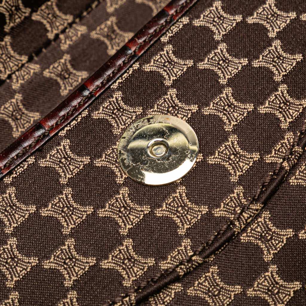 Celine Macadam Canvas Shoulder Bag - Image 10