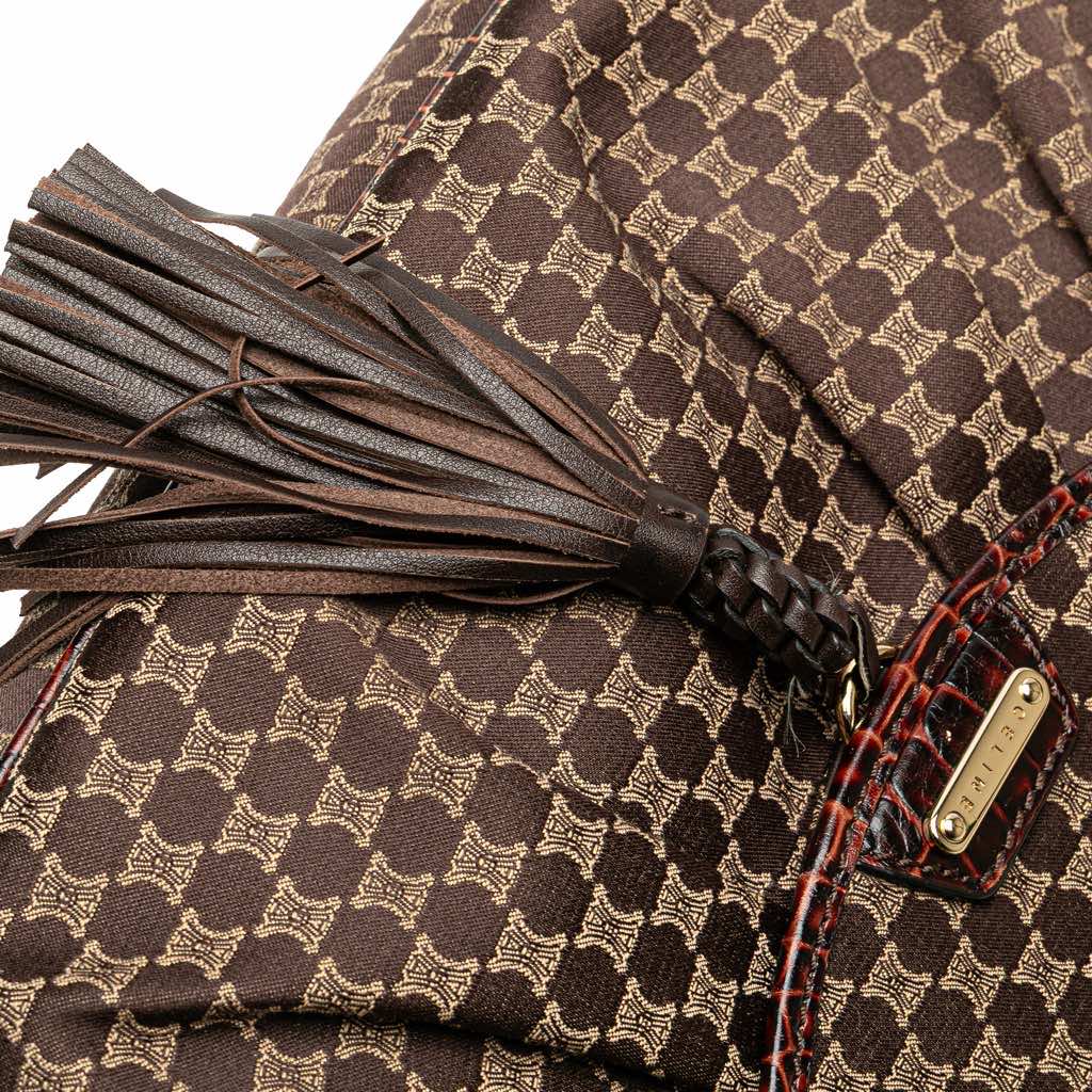 Celine Macadam Canvas Shoulder Bag - Image 11