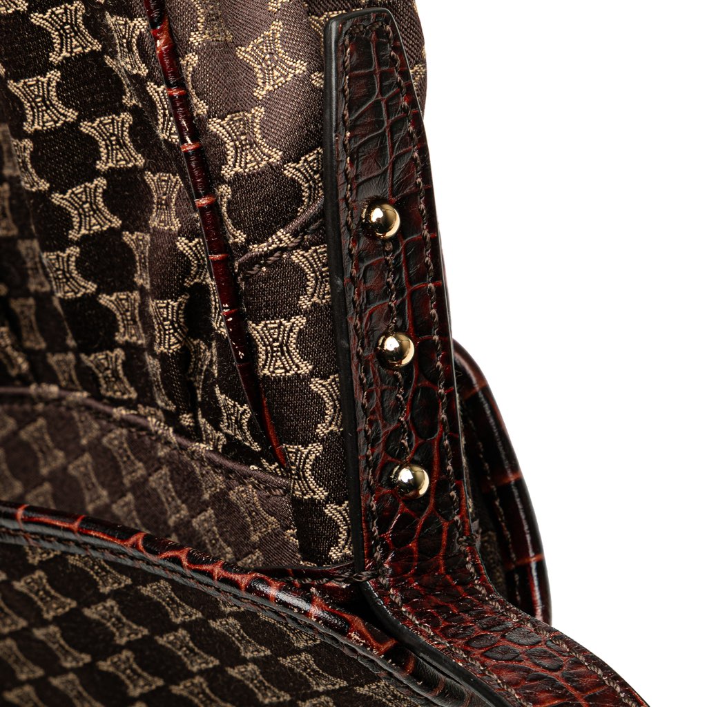 Celine Macadam Canvas Shoulder Bag - Image 12