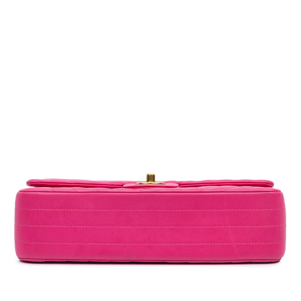 Chanel Medium Classic Chevron Lambskin Double Flap - 3