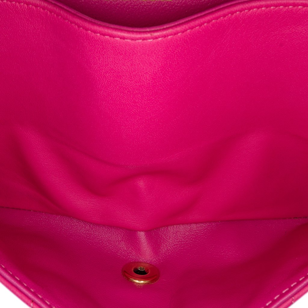 Chanel Medium Classic Chevron Lambskin Double Flap - 5