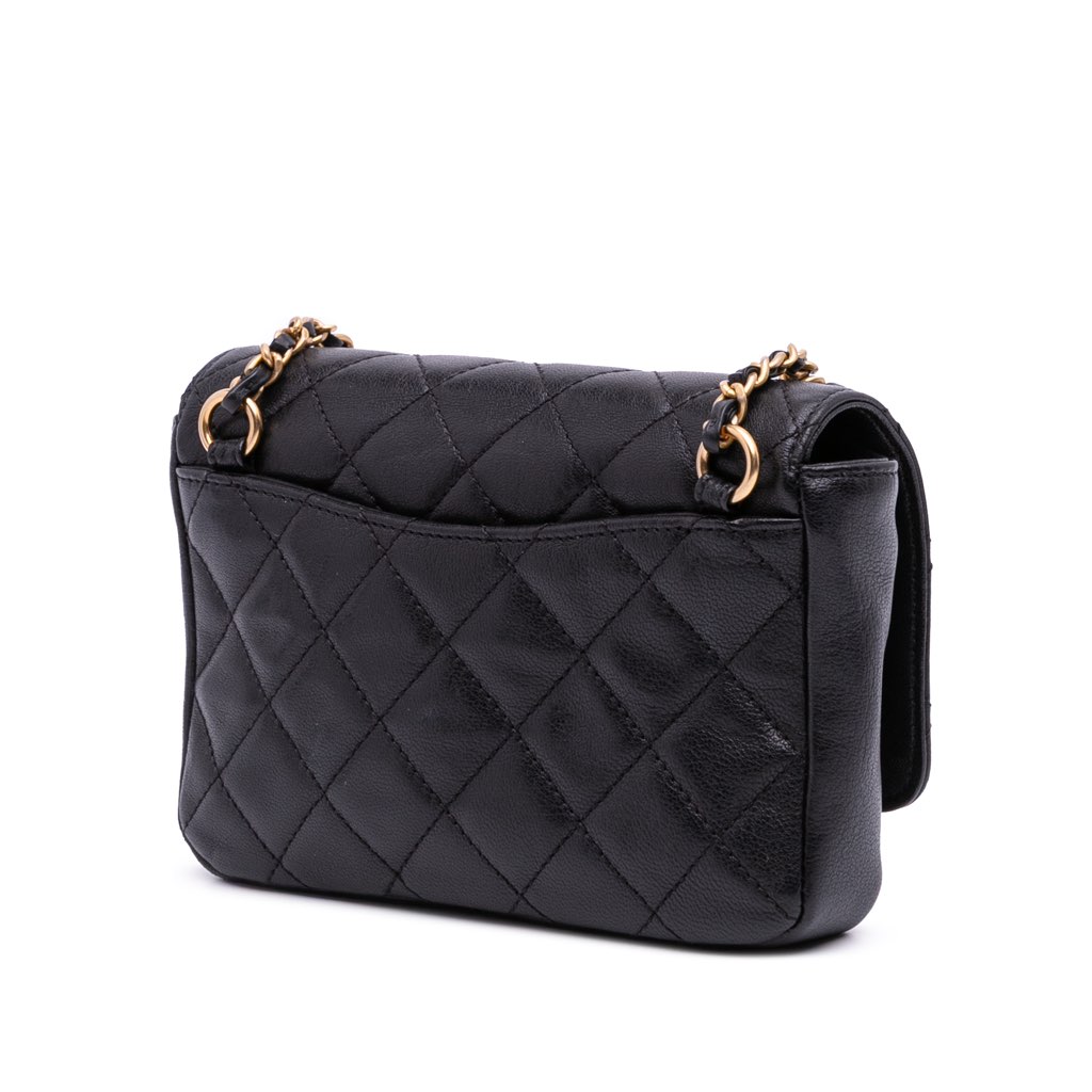 Chanel Small Quilted Lambskin Private Affair Camellia Flap - 2