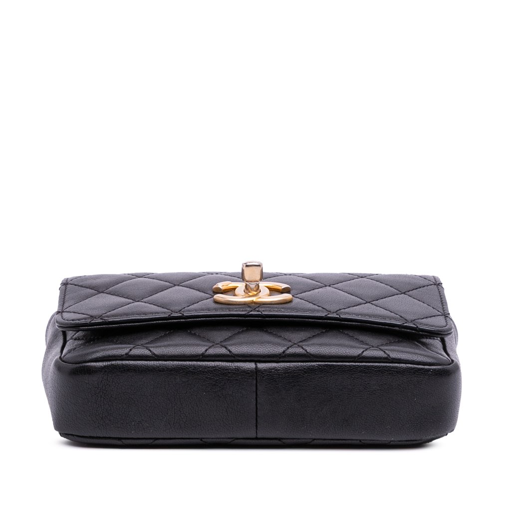 Chanel Small Quilted Lambskin Private Affair Camellia Flap - 3