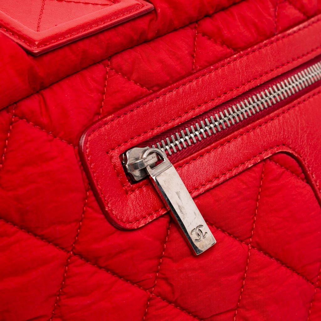Chanel Small Quilted Nylon Coco Cocoon Tote - Image 10