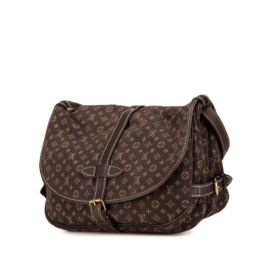 Louis Vuitton Monogram Mini Lin Saumur 30 - 2