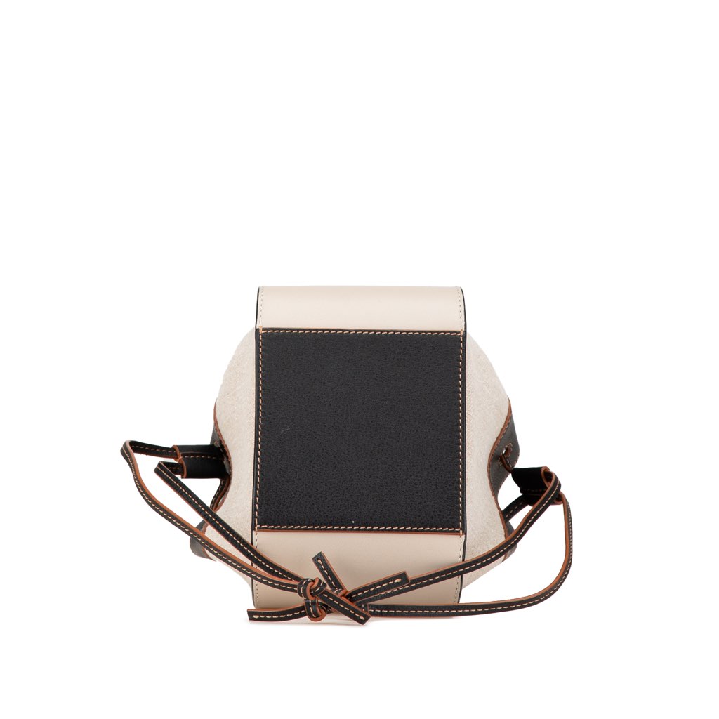 Loewe Mini Leather and Canvas Hammock Bag - 3