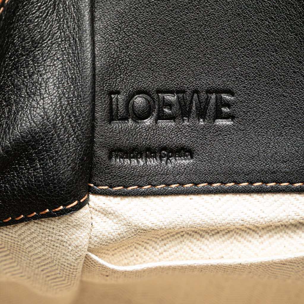 Loewe Mini Leather and Canvas Hammock Bag - 5