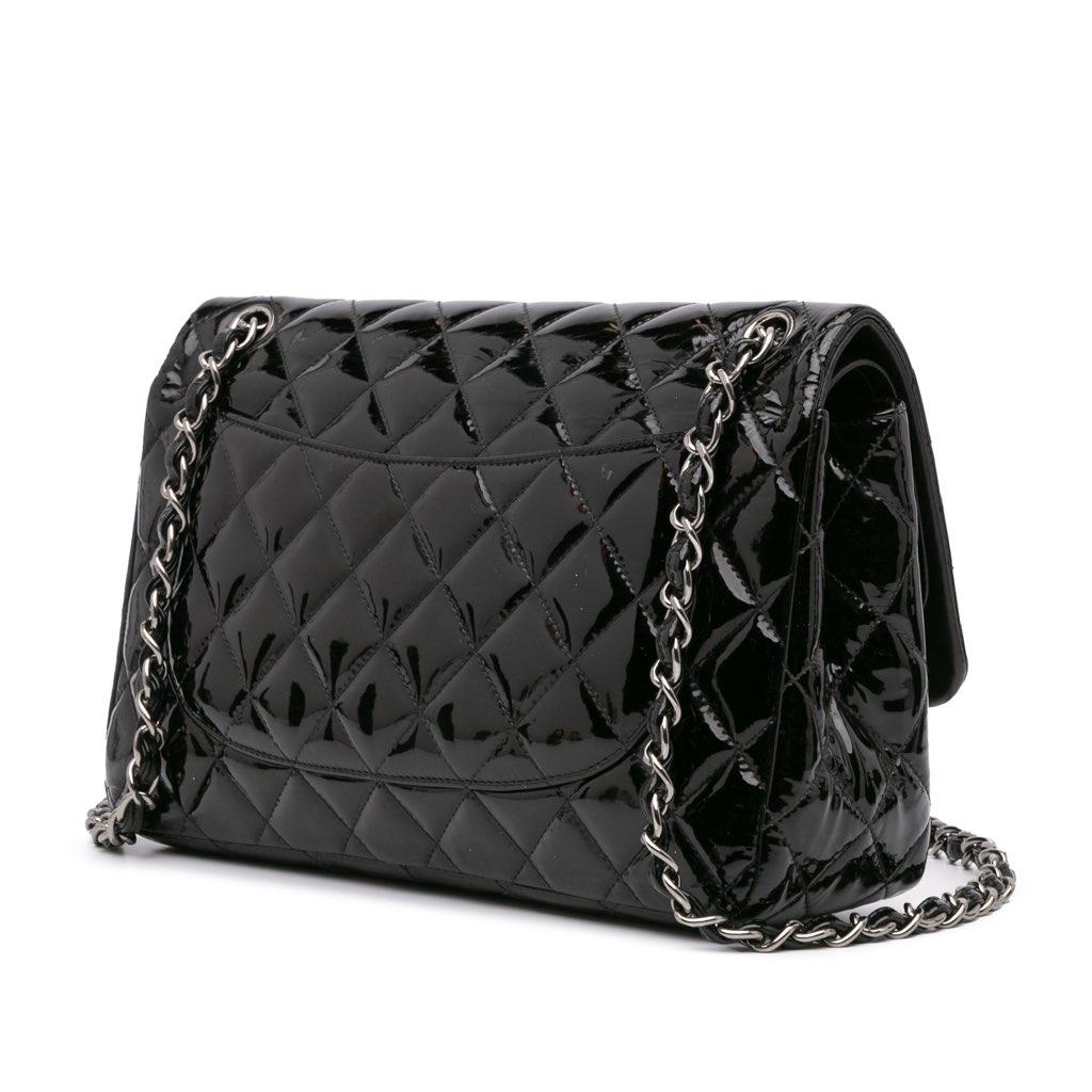 Chanel Jumbo Classic Patent Double Flap - 2