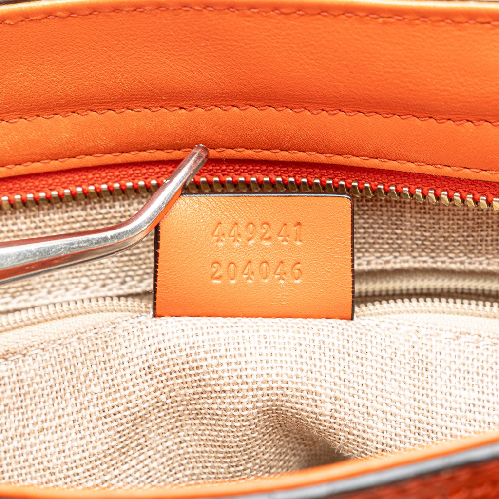 Gucci Small Microguccissima Bree Satchel - Detail 1