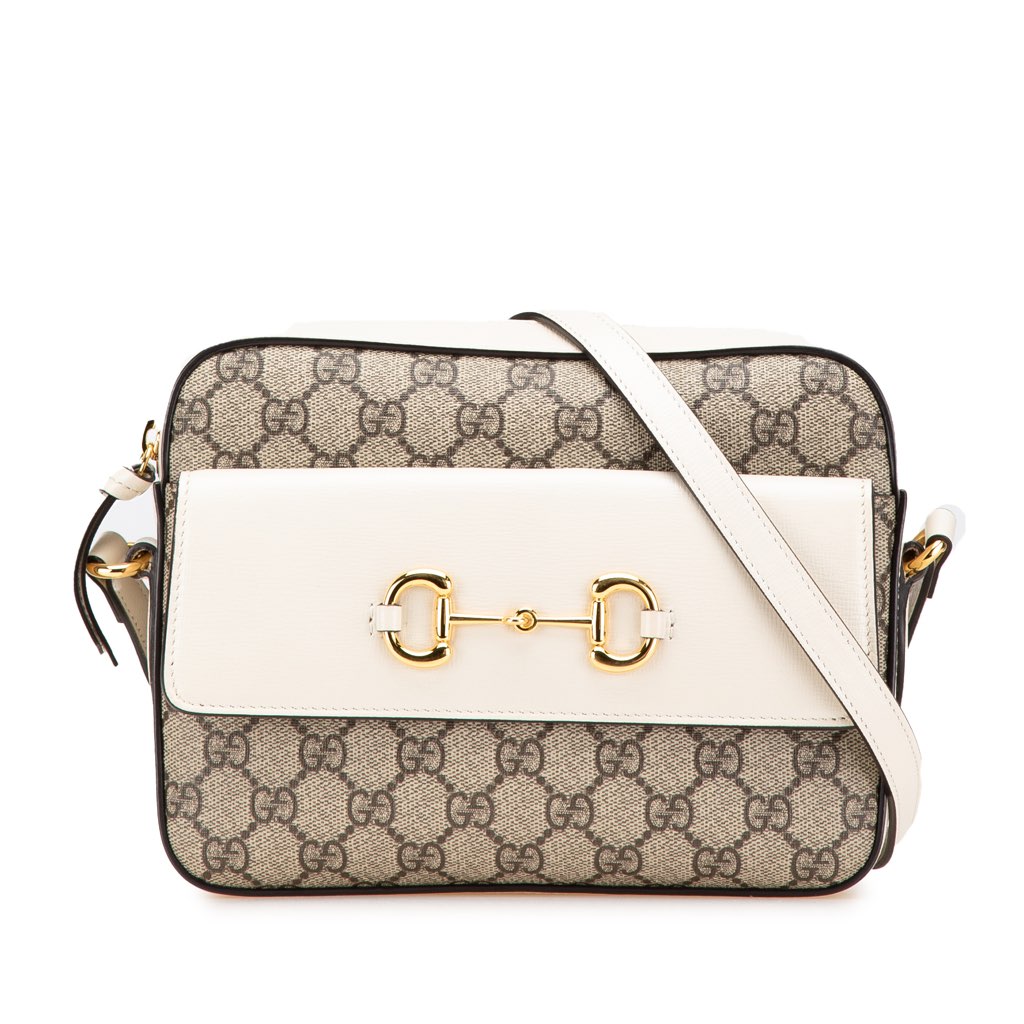 Gucci Small GG Supreme Horsebit 1955 Crossbody