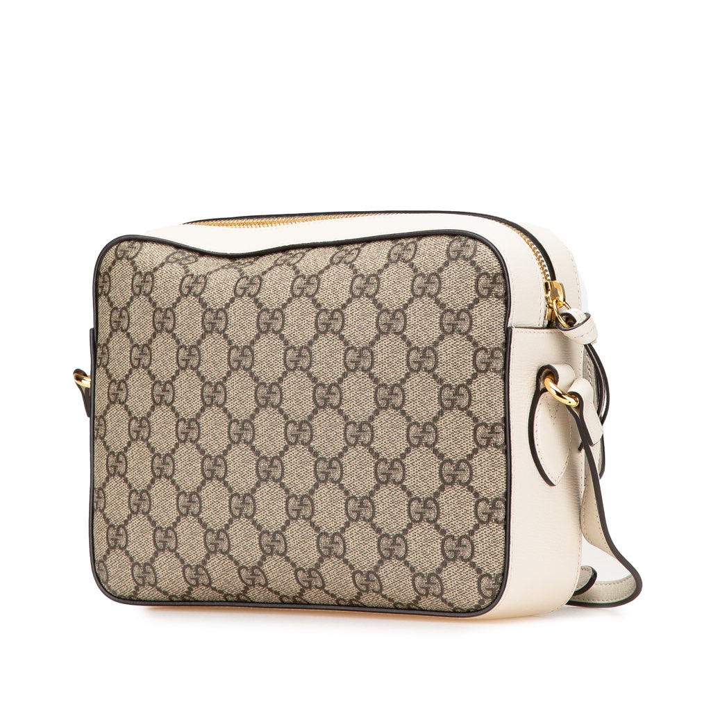 Gucci Small GG Supreme Horsebit 1955 Crossbody - Back view