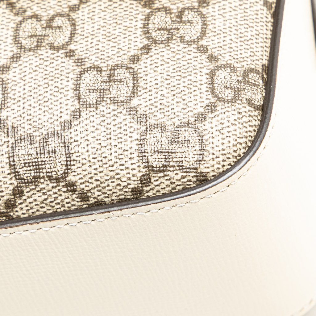 Gucci Small GG Supreme Horsebit 1955 Crossbody - Image 13