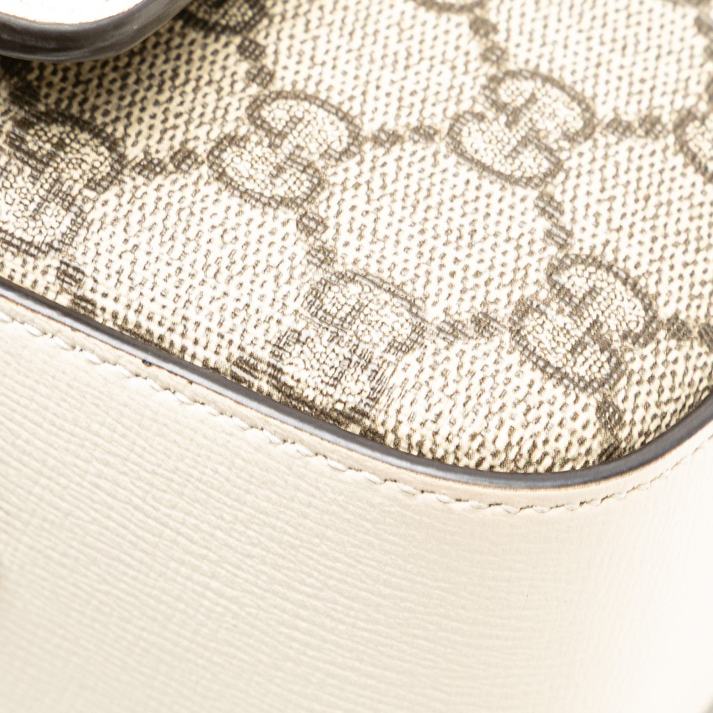 Gucci Small GG Supreme Horsebit 1955 Crossbody - Image 12