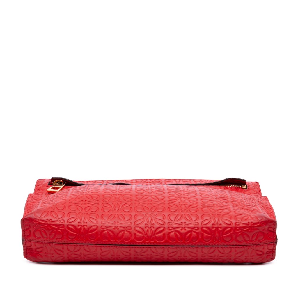 Loewe Mini Anagram Embossed Leather Repeat T Crossbody - 3