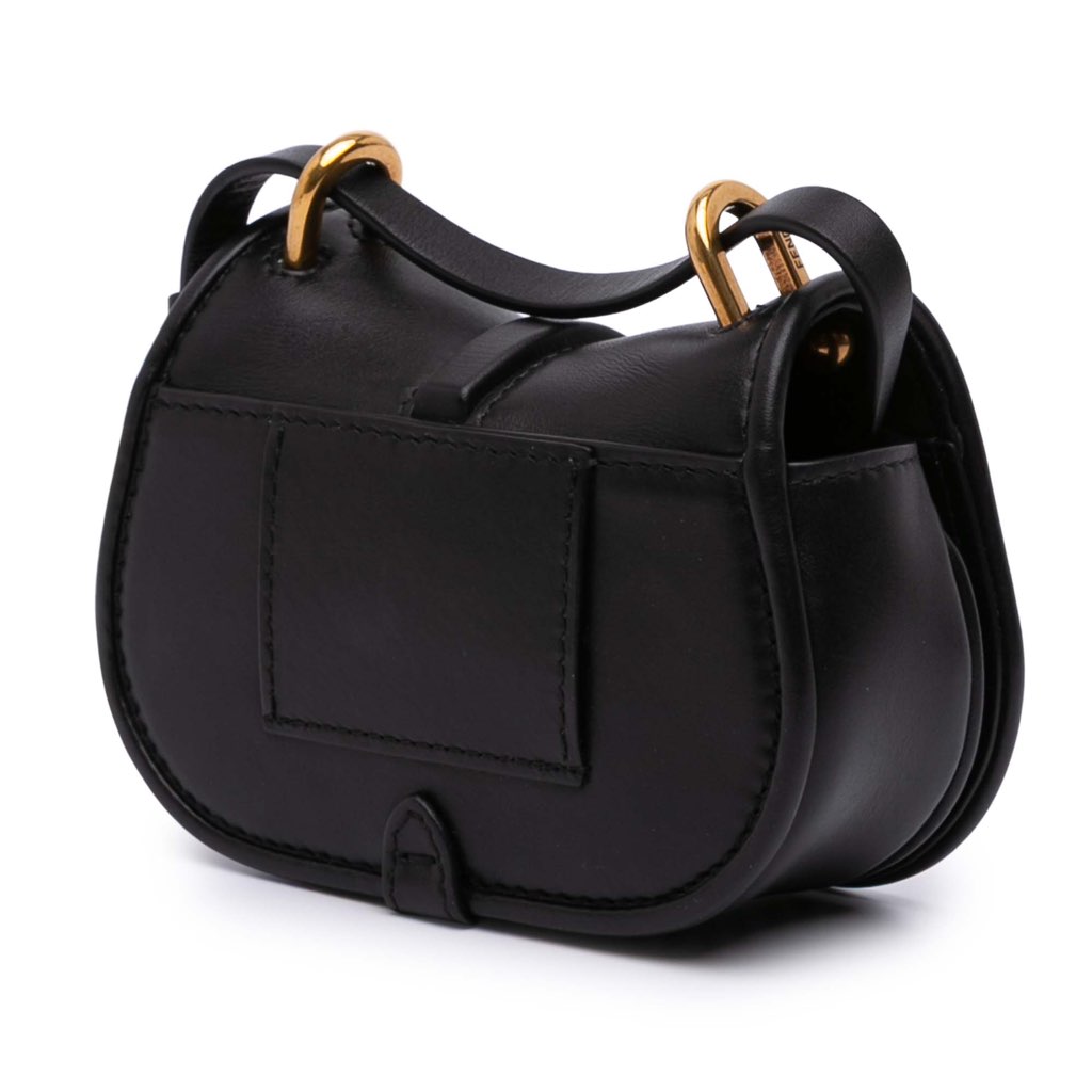 Fendi Mini Leather C mon Crossbody - Back view