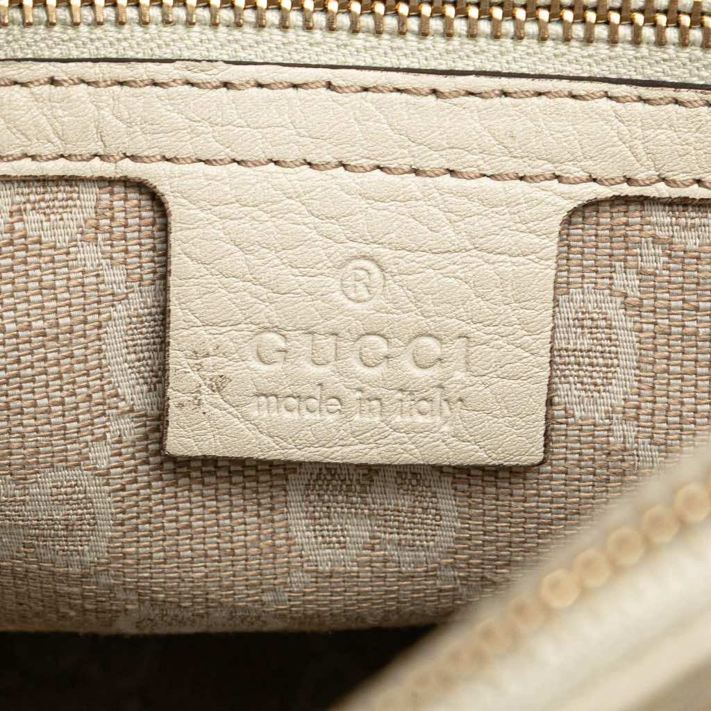 Gucci Medium Leather Bamboo Diana Tote - 4